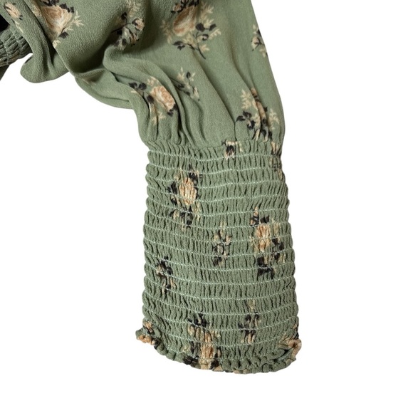 Reformation Kelli Floral Smocked Mini Dress Medium - Picture 6 of 11